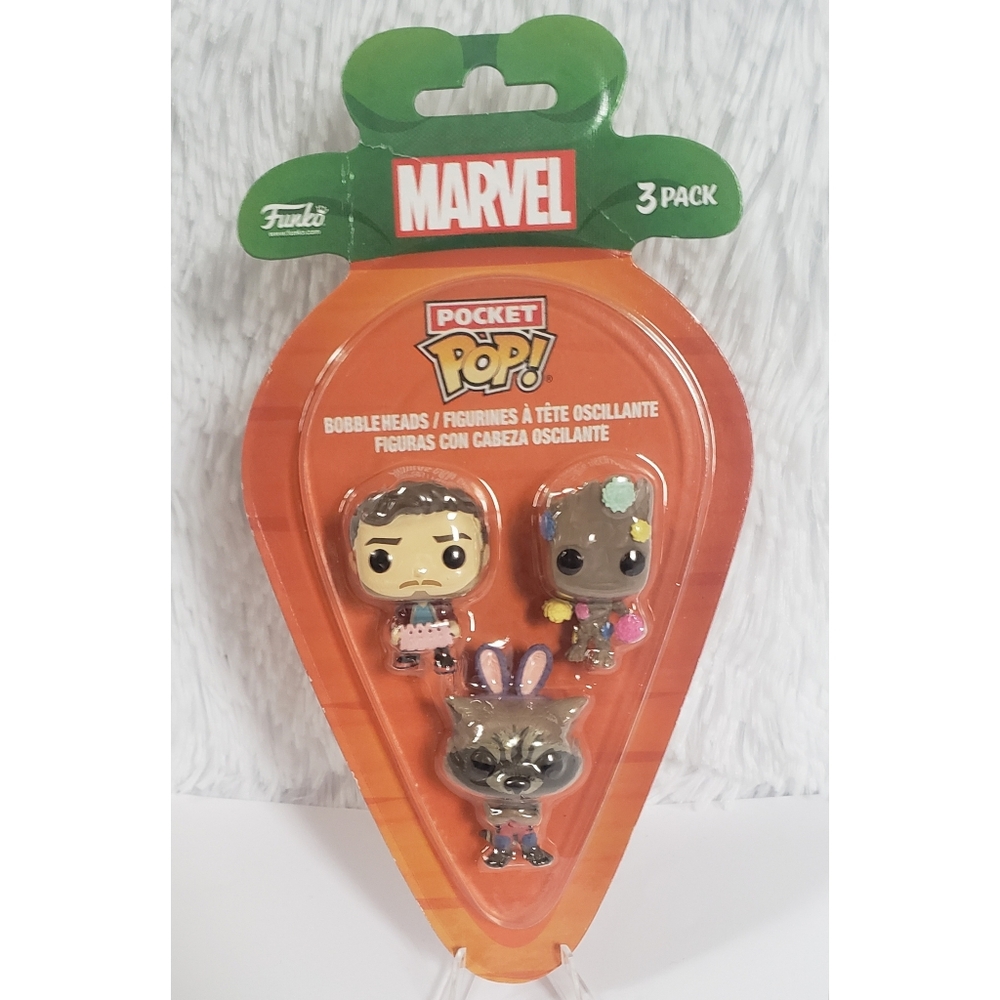 SOLD! NWT Funko Pocket Pop Marvel Easter 3 Pack